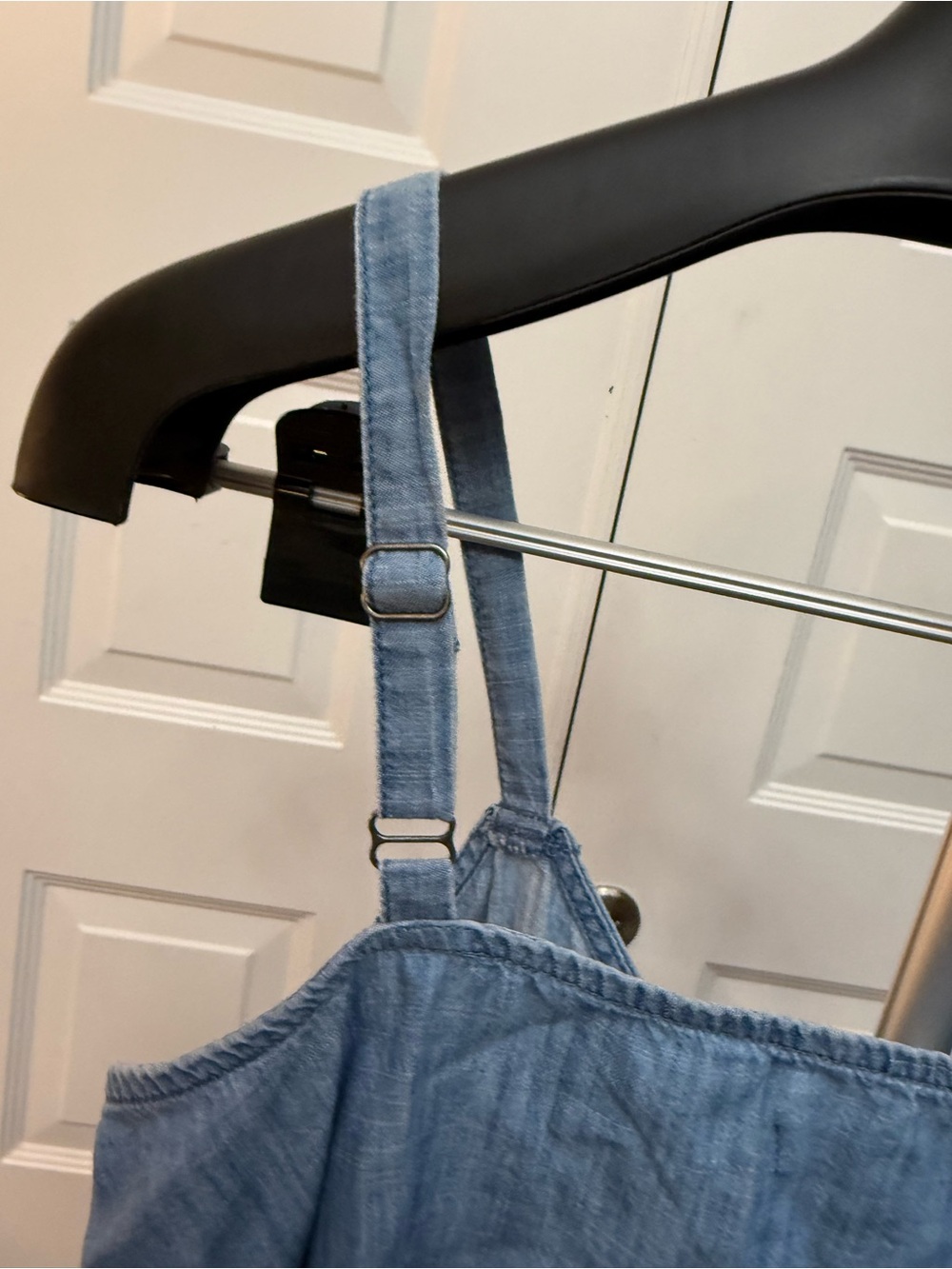 Sonoma Medium Blue Denim Button-Front Cami - Picture 6 of 7